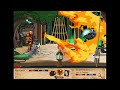 dragonfable blades and bones pyromancer foodless no extra potions