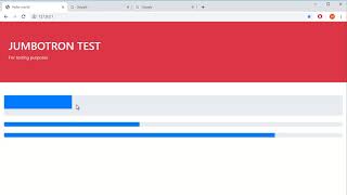 Bootstrap 4 Tutorial - 11 - Progress Bars