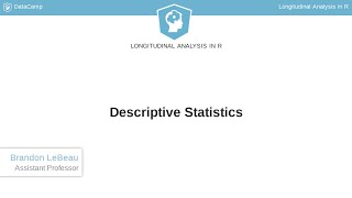 R Tutorial: Descriptive Statistics