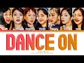 ALICE 'DANCE ON' Lyrics (앨리스 댄스 온 가사)