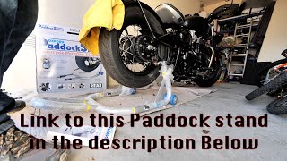 Paddock Stand For the Triumph Bobber/ Speedmaster First try/ Solo