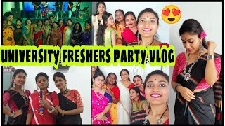 RBU Vocal Department Freshers।।My University।।Freshers party।।Fun।।Dance।।Music।।Vlog।। Sutapa