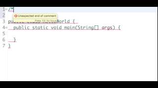 COMP 110 - Java Comments