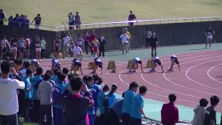 20170416静岡中部選手権男子100ｍ準決勝3組