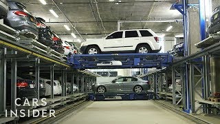 How Automated Parking Garages Park Your Car | Insider Cars