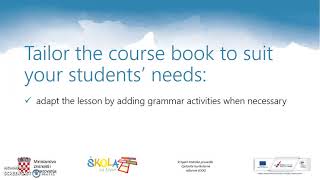 Integrating grammar into a skill based lesson