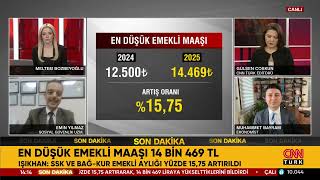 En Düşük Emekli Maaşı 14 Bin 469 TL Oldu!