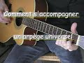 comment s accompagner un arpège universel