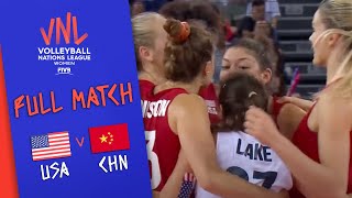 USA 🆚 China - Full Match | Women’s Volleyball Nations League 2019