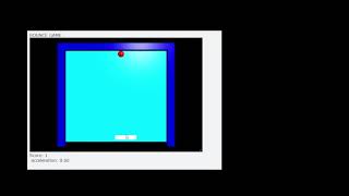 Bounce game in vpython