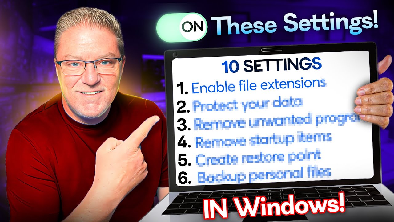 10 Windows Settings That I Always Change Youtube