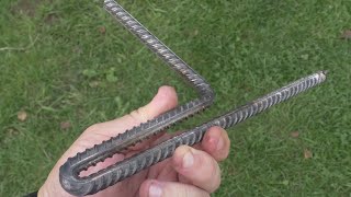 Never throw away pieces of rebar !!! do it yourself !