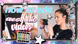 AESTHETIC iPhone Editing Apps! (how to edit aesthetic videos)