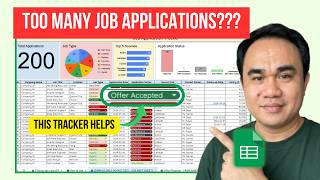 [TAGALOG] Build a Job Application Tracker Template in Google Sheet