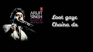 Naina Banjare Lyrical Video -  Arijit Singh