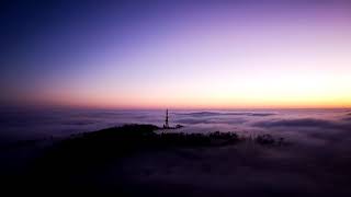 Timelapse | Flowing clouds at sunset over Budapest