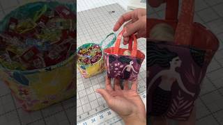 How to Sew a Teensy Fabric Basket Tutorial