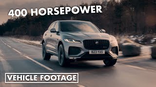 2021 Jaguar F-Pace P400 R-Dynamic S driving footage