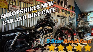 Opening Day! - Shropshires Newest Car And Bike Themed Cafe At The Pitstop Cafe - The Danery Quatford