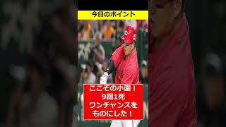 【30秒カープまとめ8/22巨人戦】首位攻防戦で劇的逆転勝ち！小園の同点打！矢野の勝ち越し打！最高の1勝！ #プロ野球 #広島東洋カープ #カープ