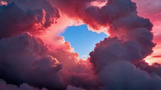 Soaring Into a Sunset Cloud Tunnel, Pure Golden Hour Magic