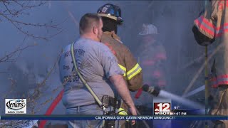 Crews respond to structure fire in Harrison County