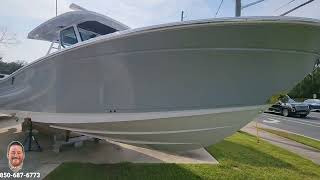 2022 Blackfin 332 CC exterior walk around