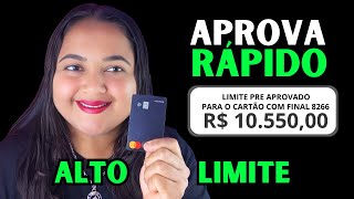 NOVO! CARTÃO DE CREDITO que APROVA RÁPIDO ALTO LIMITE   SEM BUROCRACIA!