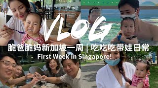 【Eng Sub】First Week in Singapore! | 脆爸脆妈新加坡一周 吃吃吃带娃日常