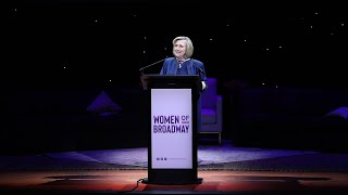 Watch Hillary Clinton Deliver an Empowering Speech for Women's Day on Broadway