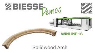 Biesse WINLINE16 - Solidwood Arch