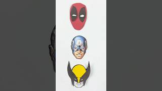 Deadpool wolverine paper art diy / bye bye bye deadpool#art #deadpool #deadpool3