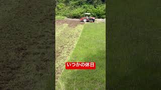 【トラクター】【田んぼ】いつかの休日 #tractor #japanlife #japan