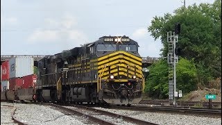 Nickel Plate NS 8100 and 8367 Lead NS 223 on 9/8/18