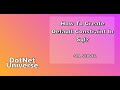 How to Create Default Constraint in SQL Server | SQL Server | DotNet Universe