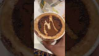 Cappuccino at McCafe #mcdonalds #mccafe #mcdonald #mcd #bhopal #ytshorts