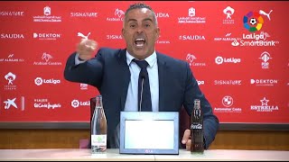 Robo al Almería Rajada en rueda de prensa de José Gomes entrenador U.D. Almería (Mejores momentos).