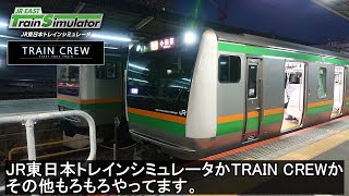 【声だし配信】JR東日本トレインシミュレータかTRAIN CREW　その他たまに雑談や別ゲームなど【初めに概要欄をお読みください】