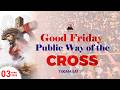 GOOD FRIDAY - PUBLIC WAY OF THE CROSS || Daily TV Mass, 03rd April, 2026