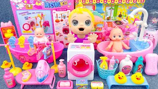 61 Minutes Satisfying with Unboxing Pink Bath Playset, Ambulance Toys ASMR💖Unboxing Ideas