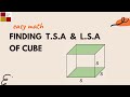 T.S.A and L.S.A of cube