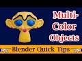 Apply Different Materials For Different Parts | Easy Tutorial For Multi-Material Objects In Blender