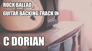 Rock Ballad Guitar Backing Track In C Dorian