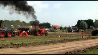 Tractor QuadPulling Oostwinkel 2012. Volvo BM 810. FullPull.avi