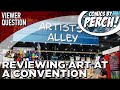 Reviewing your art at a convention