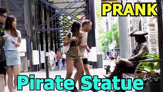 Watch how people reacted to my Pirate Statue Prank | Very Funny 😆