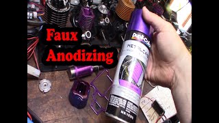 Dupli-Color Metalcast Faux Anodized Automotive Paint Test Review Thoughts Fake Anodizing