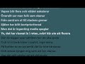 aki u0026 kapten röd när solen går ner lyrics