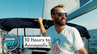 Sailing Vlog - A Calm Sail to Annapolis (ep107)  |  ⛵ The Foster Journey