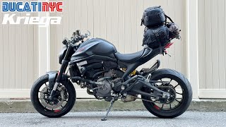 How To setup Kriega Drypack Fit Kit on Ducati Monster 937 - v1850